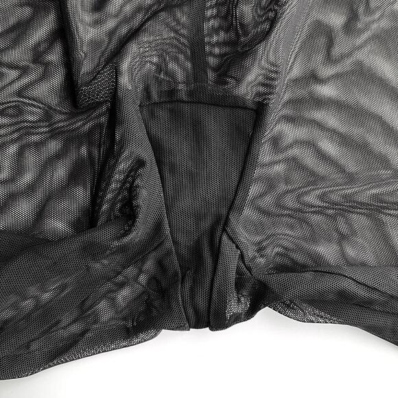 Torrid Mesh Catsuit - Long Sleeve Full Bodysuit One Piece Sheer Plus Lingerie 1X - Picture 7 of 14